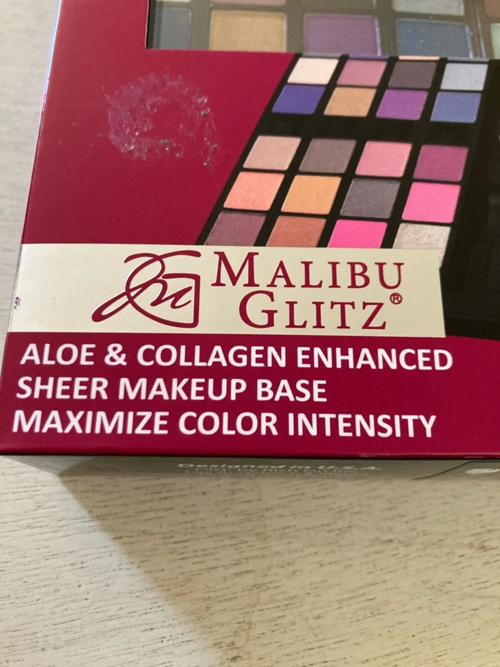 Malibu Makeup Glitz Multicolor Eyeshadow Palette